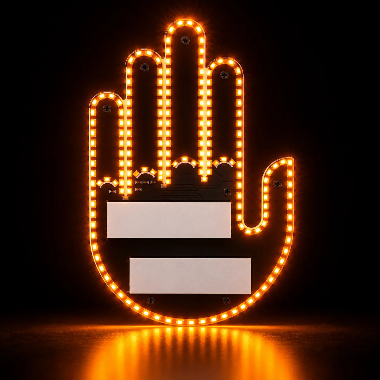 Bright amber Road Buddy LED hand display